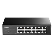 CUDY Switch gigabitni prekidac sa 16 portova GS1016 10/100/1000M 16x Gbit RJ45 (Alt. Teg1016d, PFS3016-16G)