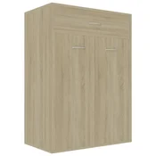 Vidaxl omara za čevlje sonoma hrast 60x35x84 cm iverna plošča
