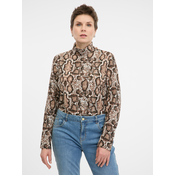 Beige womens long-sleeved T-shirt ORSAY - Womens