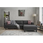 Atelier del Sofa Kutna garnitura Kale Linen 258x83x181cm Antracit