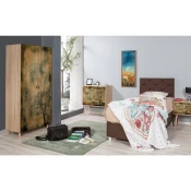 Hanah home Ormar Stil 90x192x52cm Hrast