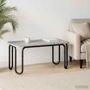 vidaXL Klubska miza Betonsko siva 100 x 50 x 45 cm Inženirski les