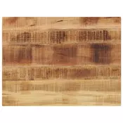 Ploca stola 80x60x3,8 cm pravokutno puno drvo grubo mango