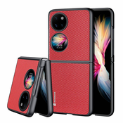 Fino kucište DUX DUCIS za Huawei P50 Pocket - Crvena KP24713
