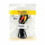 Kabel avd/vid 3.5M/4pinKotni-3xChinch 1,5m Delock