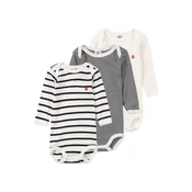 PETIT BATEAU Pajac/bodi rdeča/črna/bela