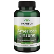 Swanson - Ameriški ginseng 550 mg, 100 kapsul