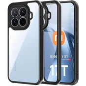 GS Ovitek za Xiaomi 17T, Fusion Hybrid, prozoren s črnim okvirjem