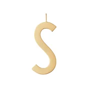 Pozlačeni srebrni obesek Design Letters