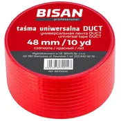 Rdeč izolacijski trak, širine 48 mm, dolžine 50 jardov