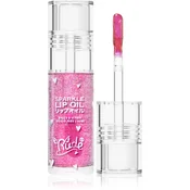 Rude Cosmetics Manga Collection Sparkle Lip Oil tonirno olje za ustnice z vlažilnim učinkom odtenek Strawberry 4 g