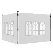 Homestar Komplet stranskih sten Pavilion 2 kosa 295x195 cm bela