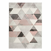 Sivo-ružičasti tepih Universal Pinky Dugaro, 160 x 230 cm
