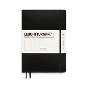 LEUCHTTURM1917 Bilježnica srednje veličine LEUCHTTURM1917 Composition Hardcover Notebook - B5, tvrdi uvez, bez linija, 219 stranica - Black
