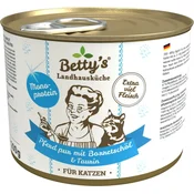 Bettys Landhausküche Mokra mačja hrana - čisti konj z oljem borage - 400 g