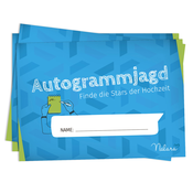 Spielehelden Lov na autogramy 10 otázok o vlastnostiach 50 ks. DIN A5 hravá  potlač (AMZPKS6)