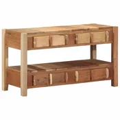 Vidaxl TV omarica Rjava 83 x 33 x 46 cm Trdna obnovljena les