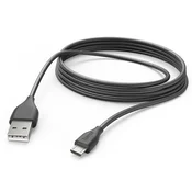 Hama HAMA podatkovni kabel 3M Micro USB črne barve 201588