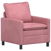 Vidaxl Kavč Roza 76 x 81 x 87,5 cm Žamet