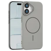 Rigid Silicone MagSafe maska za iPhone 16 Plus – siva