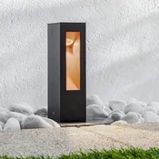 Lucande Osnovna svetilka LED Jenke iz aluminija - Sodobni - grafitno siva, zlata mat - Kovina
