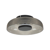 ITALUX WL-36482-GR-LED Plafonsko svetlo PASSO LED/8W/230V 3000K precnik 25 cm dimljeno staklo, crna