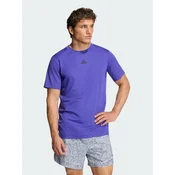 ADIDAS PERFORMANCE Funkcionalna majica D4T Power vijolično modra / črna