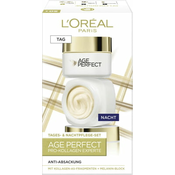 Komplet za nego obraza Age Perfect Pro-Collagen Expert z dnevno in nočno kremo
