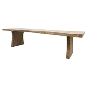 Casa Padrino country style dining table natural 300 cm - Huge rustic solid wood kitchen table - Rustic dining room furniture - Solid wood dining room furniture - Country style dining room furniture
