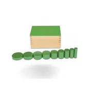 MONTESORI Kutija sa cilindrom zelena