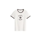 GANT Majica svetlo bež / rjava