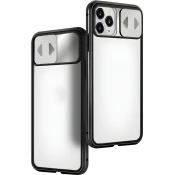 Ohišje Wozinsky Magnetic Cam Slider za Huawei P40 Lite 5G - Črna KP38136