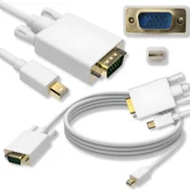 Adapterski kabel Mini DP DisplayPort na VGA moški, 1,8 m, za MAC