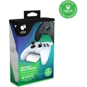 PDP dvojni polnilec Metavolt bele barve za Xbox One & Xbox Series