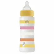 Chicco WB plasticna flašica 330ml,silikon,žuta