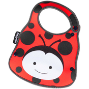 Slinček za otroke in držalo za steklenico Lienka Baby Bib & Bottle Holder toTs-smarTrike rdeč od 0 mes