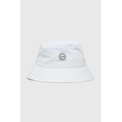 Bombažni klobuk Abercrombie & Fitch bela barva