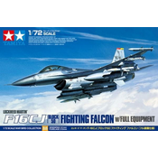 Tamiya maketa-miniatura Lockheed Martin F-16CJ [BLOK 50] Fighting Falcon s POLNO OPREMO • maketa-miniatura 1:72 novodobna letala • Level 3