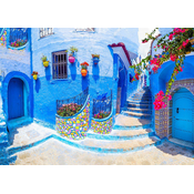 Enjoy - Puzzle Turquoise Street in Chefchaouen, Maroc - 1 000 kosov