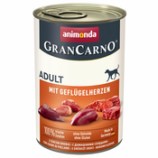 Animonda GranCarno Original Adult – svinjina in perutninska srca 400g