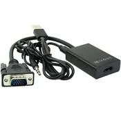 Pretvornik VGA + zvok v HDMI