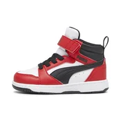 Puma Rebound V6 Mid Toddlers Sneakers, White, Size 19, Shoes