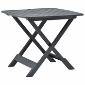 Sklopivi vrtni stol antracit 79 x 72 x 70 cm plasticni