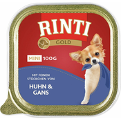 RINTI Gold Mini 6 x 100 g - Piščanec and gos