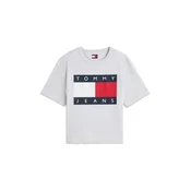 Tommy Jeans Majica mornarska/svetlo siva/rdeča/bela