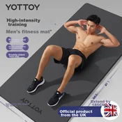 Yottoy Prostirka za jogu, 185x80cm, Crna