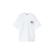 AllSaints oversize kratka ženska majica bombažna VALEN ETTA TEE