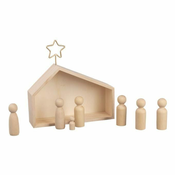 Rayher. Jaslice - hlevček + figure 9 delni set