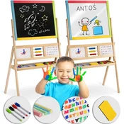 Ricokids Ricokids velika magnetna tabla z vrtečo se uro - večbarvna