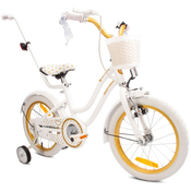 Djecji bicikl guralica Heart 16 bijelo-zlatni